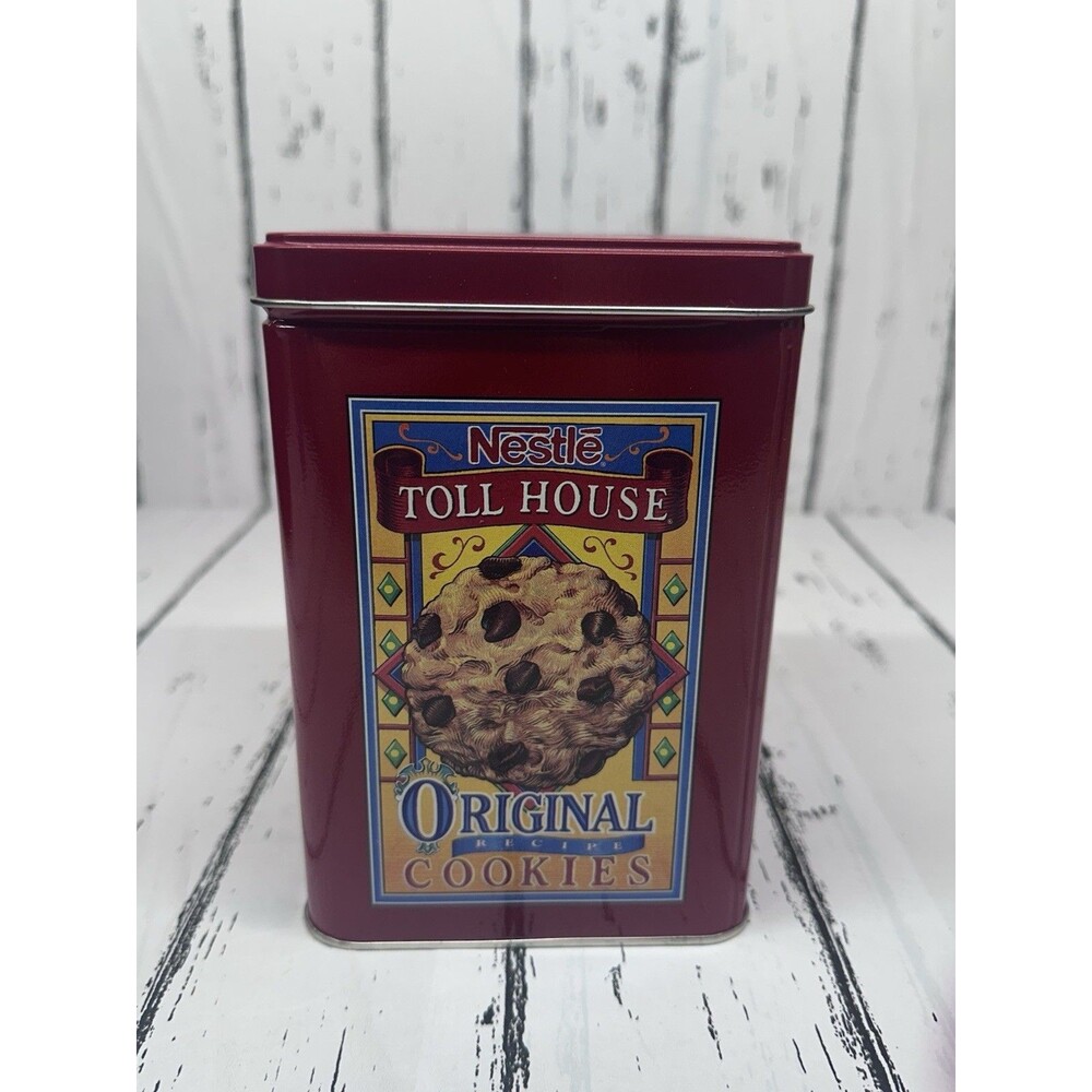 Vintage Nestle Toll House Original Cookies tin canister